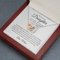 My Beautiful Daughter Interlocking Hearts Necklace