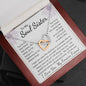 To My Soul Sister Interlocking Hearts Necklace