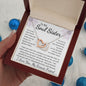 To My Soul Sister Interlocking Hearts Necklace