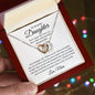My Beautiful Daughter Interlocking Hearts Necklace
