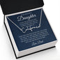 To My Beautiful Daughter Never Lose Signature Style Name Necklace