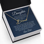 To My Beautiful Daughter Never Lose Signature Style Name Necklace