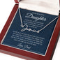 To My Beautiful Daughter Never Lose Signature Style Name Necklace
