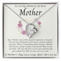 In Loving Memory Of Your Mother Forever Love Necklace