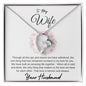 To My Wife, Amazing Life Forever Love Necklace