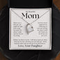 My Beautiful Mom, In My Heart Forever Love Necklace