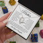 To My Amazing Mother Forever Love Necklace