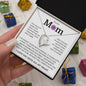 To My Mom, Life Doesn't Come With A Manual Forever Love Necklace