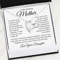 To My Amazing Mother Forever Love Necklace