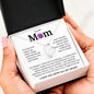 To My Mom, Life Doesn't Come With A Manual Forever Love Necklace