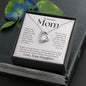 My Beautiful Mom, In My Heart Forever Love Necklace
