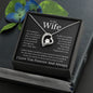 To My Wife Heart Is Full Forever Love Necklace