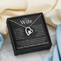 To My Wife Heart Is Full Forever Love Necklace