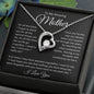 To My Amazing Mother, I Love You Forever Love Necklace