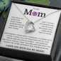 To My Mom, Life Doesn't Come With A Manual Forever Love Necklace