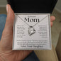 My Beautiful Mom, In My Heart Forever Love Necklace