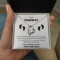 To My Mommy, Baby Bump, Forever Love Necklace