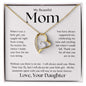 My Beautiful Mom, In My Heart Forever Love Necklace