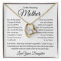 To My Amazing Mother Forever Love Necklace