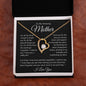To My Amazing Mother, I Love You Forever Love Necklace