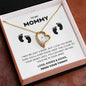 To My Mommy, Baby Bump, Forever Love Necklace