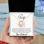 To My Wife, Amazing Life Forever Love Necklace