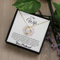To My Wife, Amazing Life Forever Love Necklace