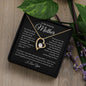 To My Amazing Mother, I Love You Forever Love Necklace