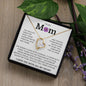 To My Mom, Life Doesn't Come With A Manual Forever Love Necklace