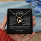 To My Amazing Mother, I Love You Forever Love Necklace