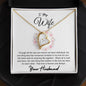 To My Wife, Amazing Life Forever Love Necklace