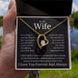 To My Wife Heart Is Full Forever Love Necklace