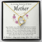 In Loving Memory Of Your Mother Forever Love Necklace