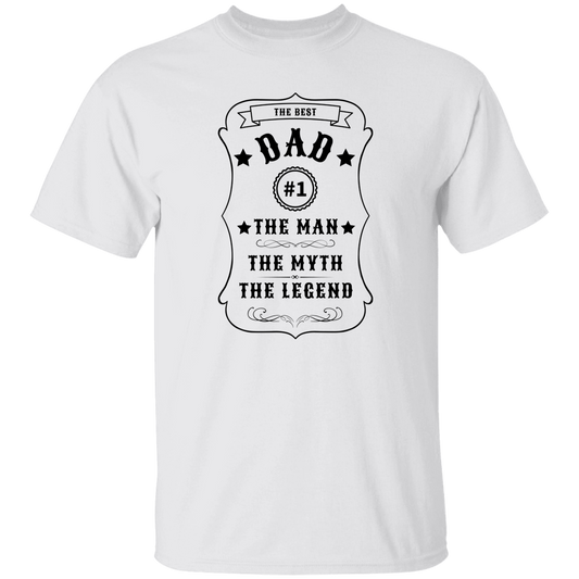 Dad The Legend Black Label G500 5.3 oz. T-Shirt