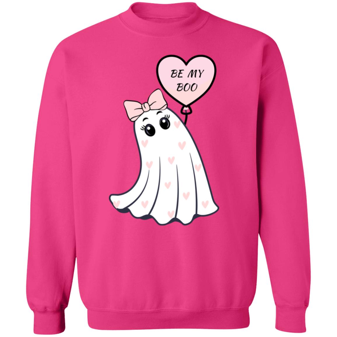 BE MY BOO G180 Crewneck Pullover Sweatshirt