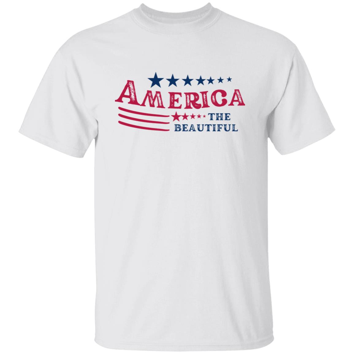 Distressed America The Beautiful G500 5.3 oz. T-Shirt