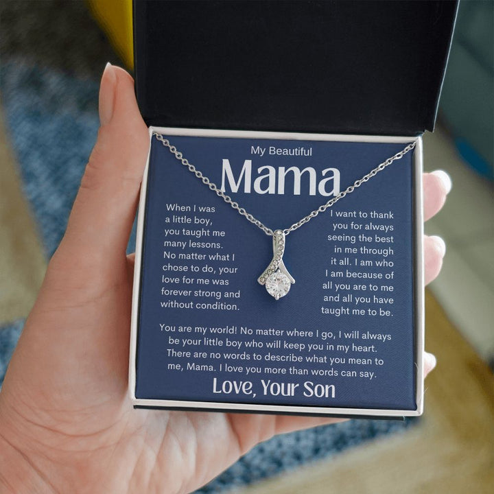 My Beautiful Mama Love Your Son Alluring Beauty Necklace