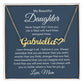 My Beautiful Daughter, Love Mom Personalized Heart Name Necklace