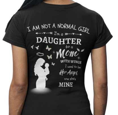 I Am Not A Normal Girl 5 Mom Angel G500 5.3 oz. T-Shirt