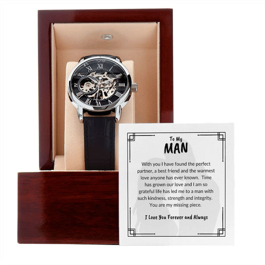 To My Man Men's Open Work Watch