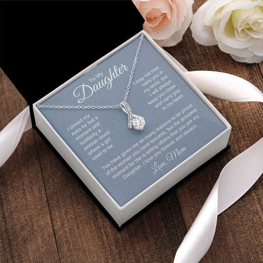 To My Daughter Alluring Beauty Necklace