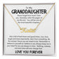 To My Granddaughter Personalized Name Necklace