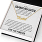 To My Granddaughter Personalized Name Necklace