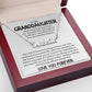 To My Granddaughter Personalized Name Necklace