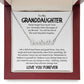 To My Granddaughter Personalized Name Necklace