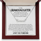 To My Granddaughter Personalized Name Necklace