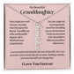 My Beautiful Granddaughter Personalized Vertical Name Necklace