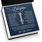 To My Daughter Personalized Vertical Name Necklace