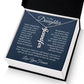 To My Daughter Personalized Vertical Name Necklace