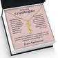 My Beautiful Granddaughter Personalized Vertical Name Necklace